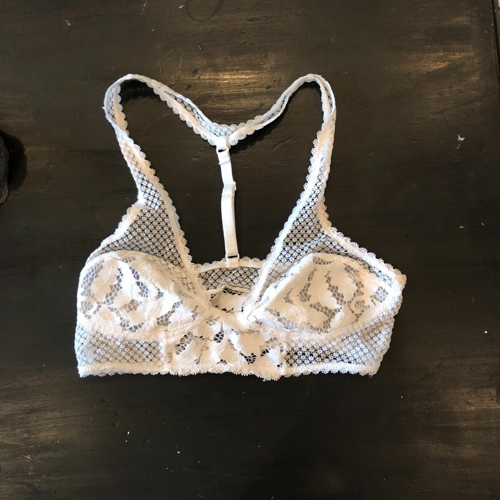 Free People White Bralette